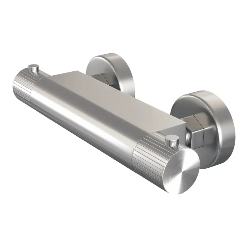 Brauer Stripe thermostatische douchekraan RVS geborsteld PVD Exclusieve Aanbieding