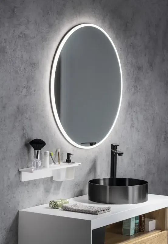 Sapho Viso spiegel rond met verlichting 50cm Laatste Versie