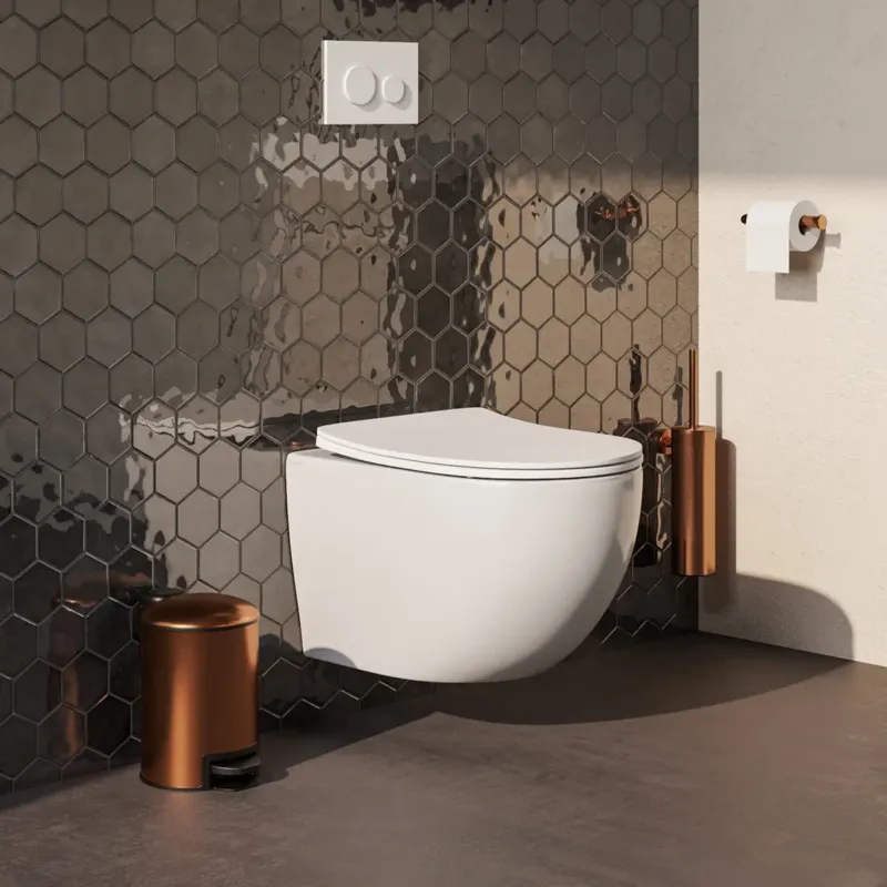 Brauer Tornado hangend toilet met tornadospoeling en quick release toiletzitting Gratis Retour