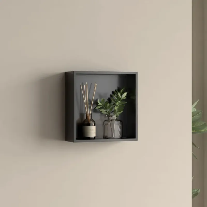 Best Design Logy Nero opbouwnis 30x30x8cm mat zwart Nu Kopen