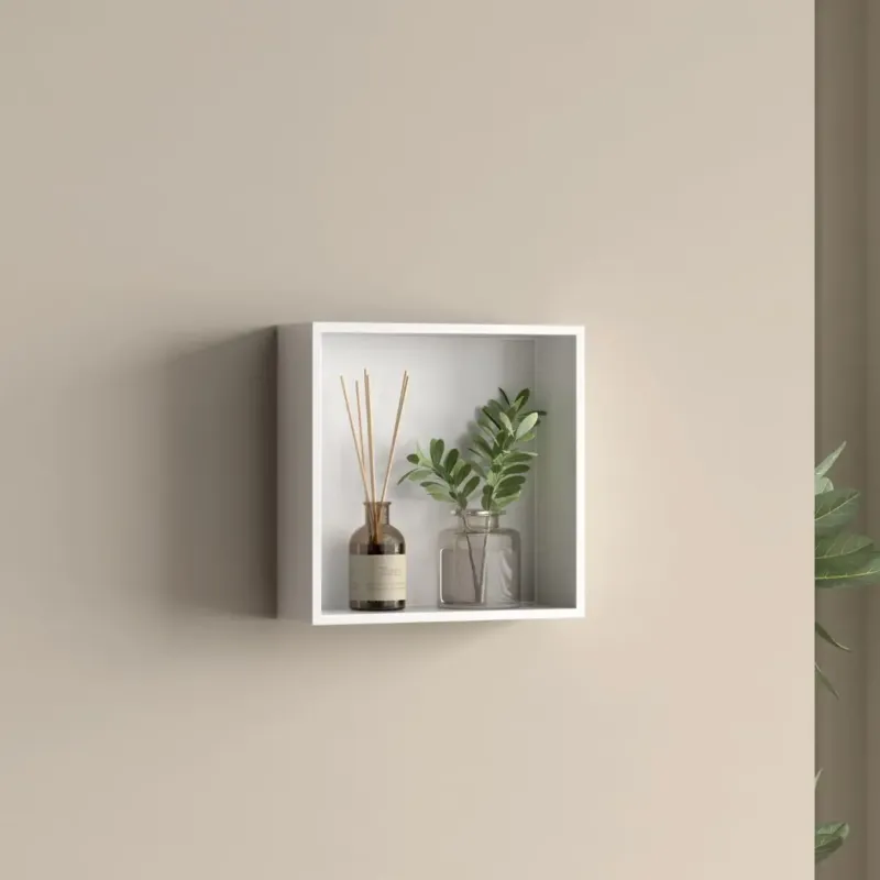 Beperkt Aanbod Best Design Logy White opbouwnis 30x30x8cm mat wit