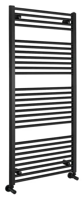 Aqualine Direct badkamer handdoek radiator 60x132cm zwart 795W Nu Kopen