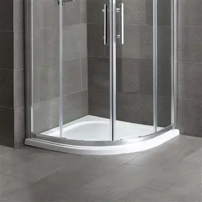 Beperkte Voorraad Eastbrook Volente douchebak 80x80cm kwartrond composiet wit
