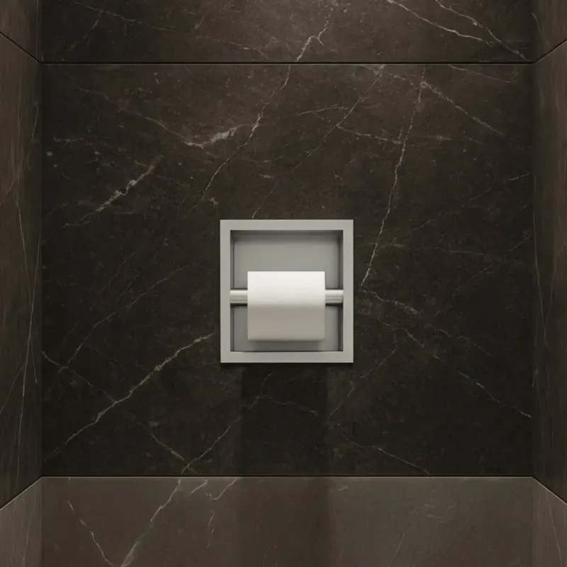 Hotbath &More inbouw toiletrolhouder RVS Koop Vandaag