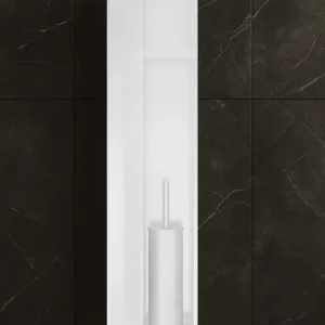 Hotbath &More inbouw toiletborstel en toiletrolhouder wit mat Flitsaanbieding