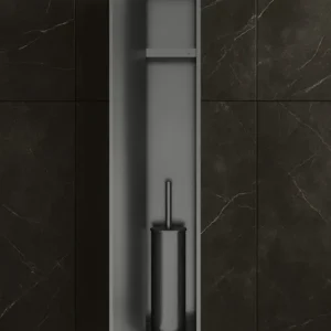 Hotbath &More inbouw toiletborstel en toiletrolhouder gunmetal geborsteld PVD Koop Online