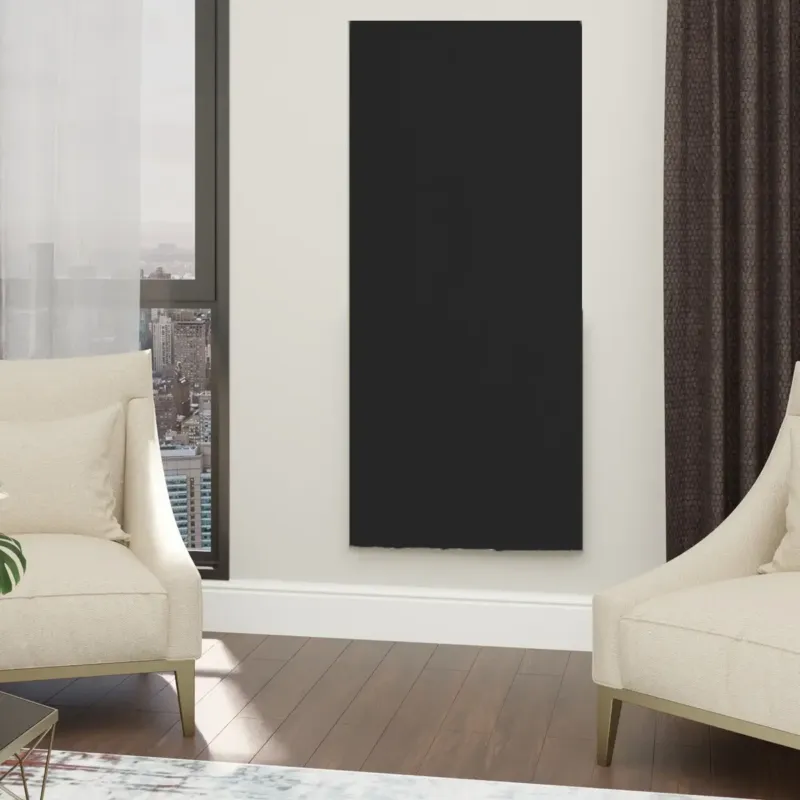 Express Levering Ecosun GS600 glazen infraroodpaneel met WiFi 60x120cm zwart 600W