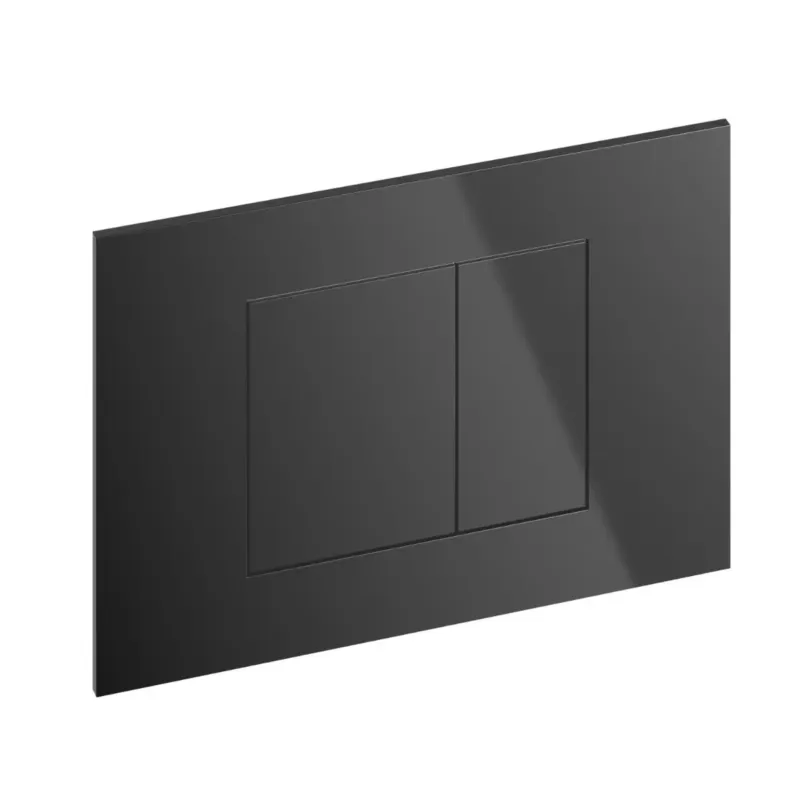 Merkproduct Hotbath Bas drukplaat voor Geberit UP320/UP720/TECE zwart gepolijst PVD