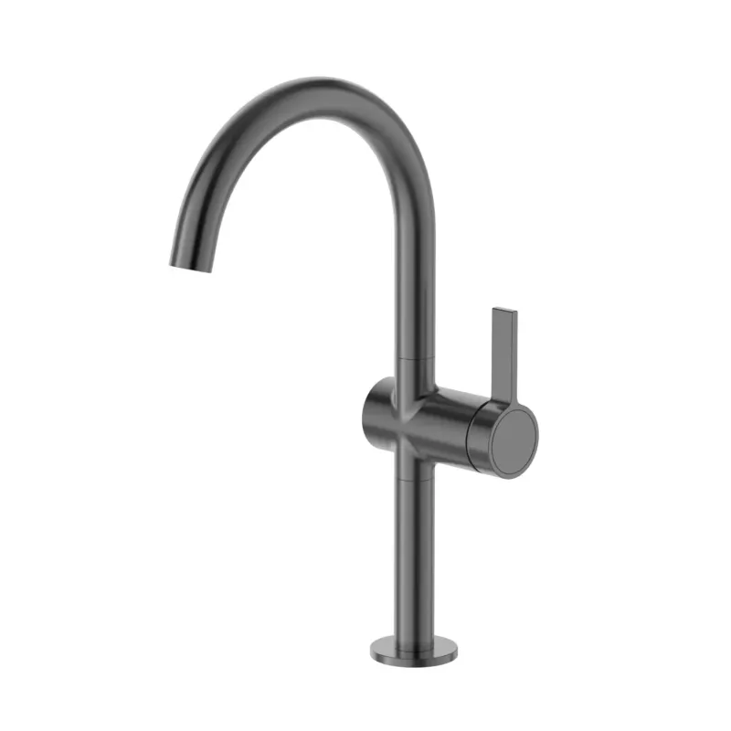Finale Uitverkoop Saniclear Premium Manchester hoge wastafelkraan gun metal PVD