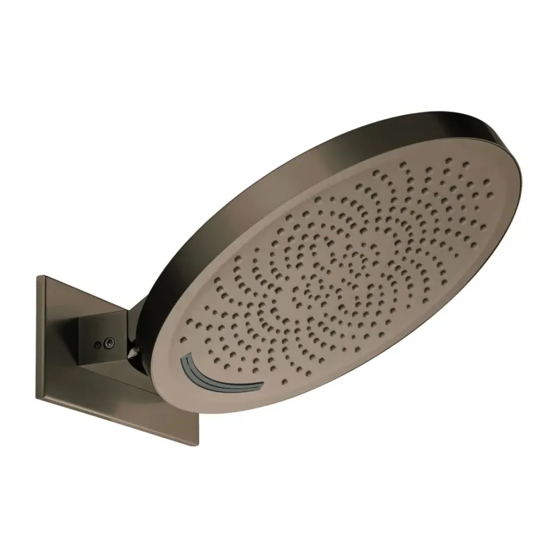 Seizoensaanbieding Saniclear Premium Manchester hoofddouche 37cm met watervalfunctie oud brons PVD