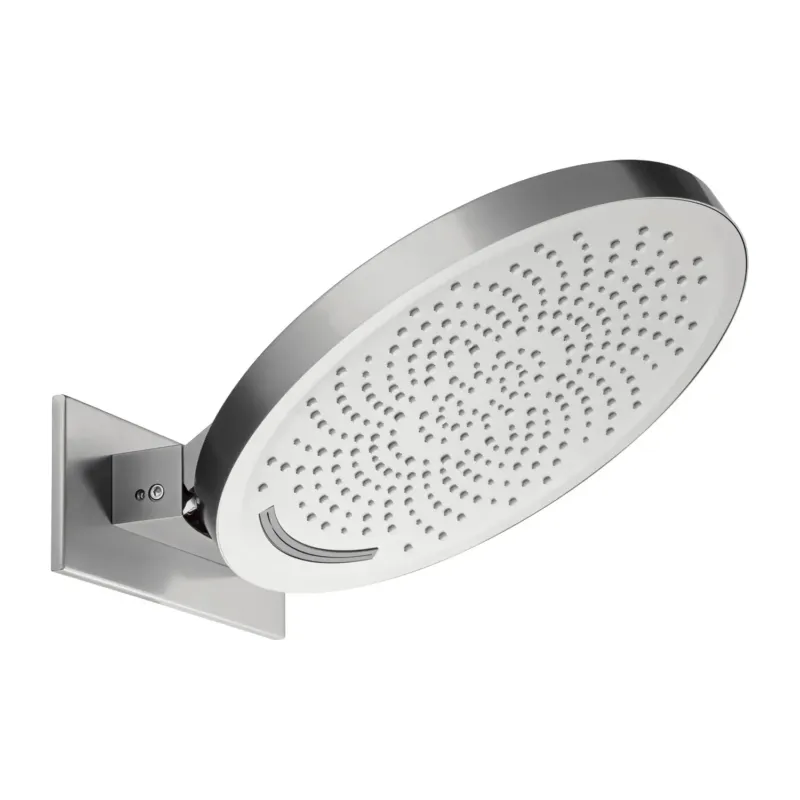 Betrouwbaar Saniclear Premium Manchester hoofddouche 37cm met watervalfunctie RVS look PVD