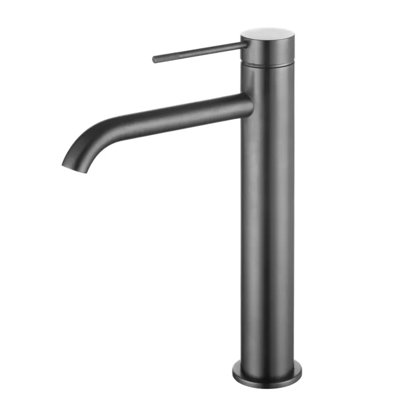 Tijdelijk Beschikbaar Saniclear Premium London hoge wastafelkraan gun metal PVD