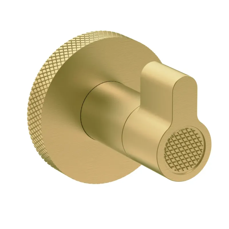 Aanbieding Saniclear Premium London handdoekhaak geborsteld messing PVD
