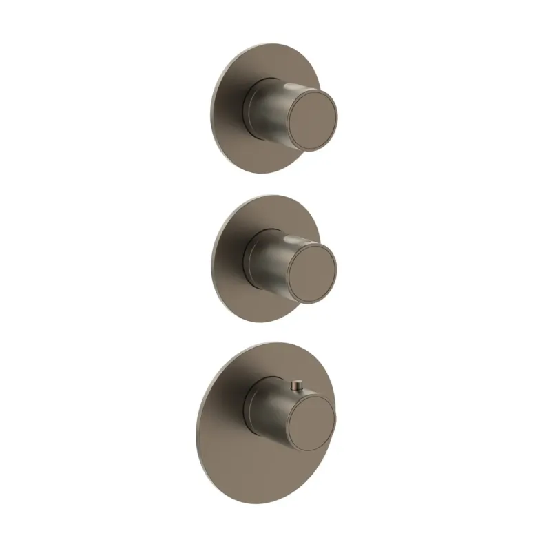 Nieuw Saniclear Premium Uni inbouw thermostaat 3-wegs oud brons PVD