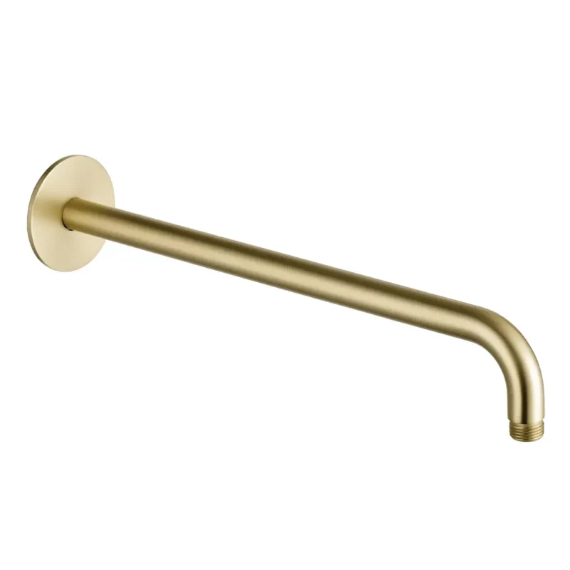 Saniclear Premium Uni wandarm 40cm geborsteld messing PVD Betaalbaar