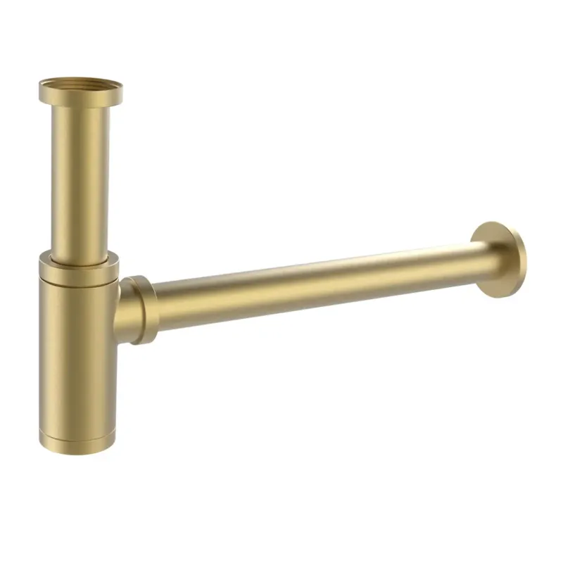 Fabrieksprijs Saniclear Premium Uni sifon geborsteld messing PVD