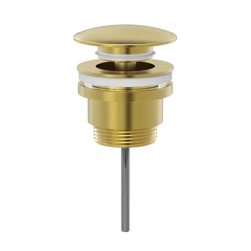 Betaalbaar Saniclear Premium Uni clickwaste geborsteld messing PVD