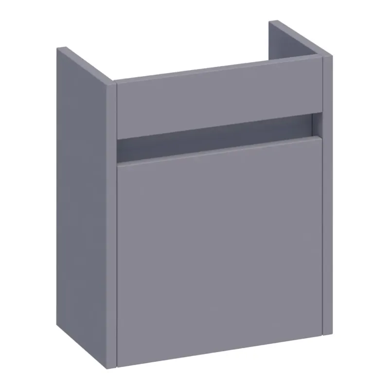Brauer Adore fonteinkast 40cm met 1 deur linksdraaiend grijs mat Aanbieding