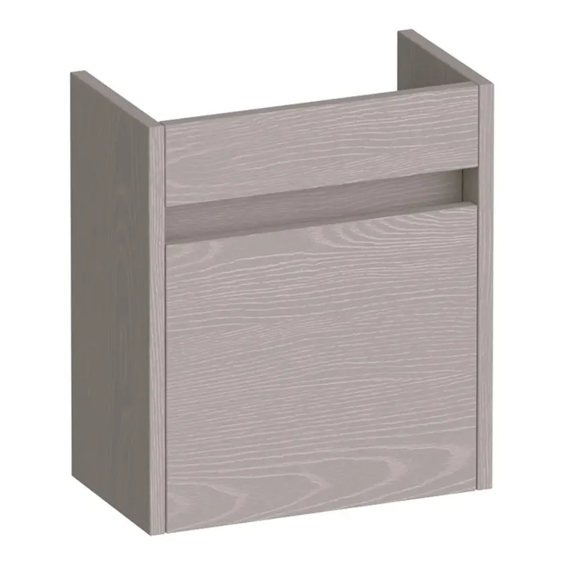 Brauer Adore fonteinkast 40cm met 1 deur linksdraaiend timber greige Alleen Vandaag