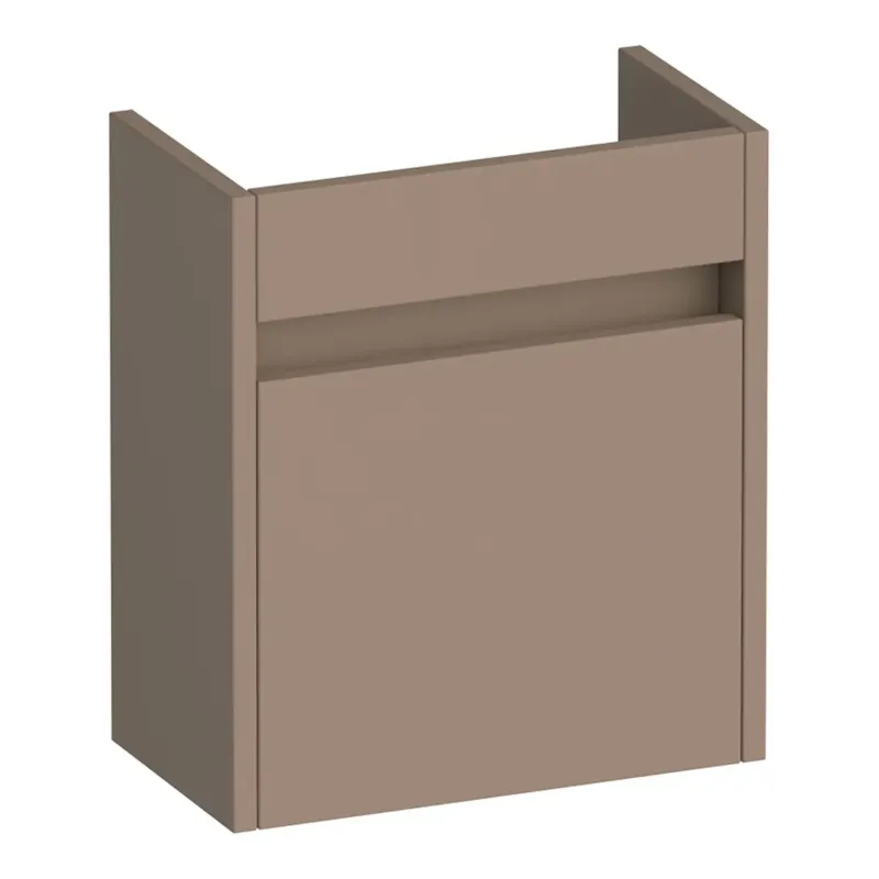 Brauer Adore fonteinkast 40cm met 1 deur rechtsdraaiend mokka mat Koop Online