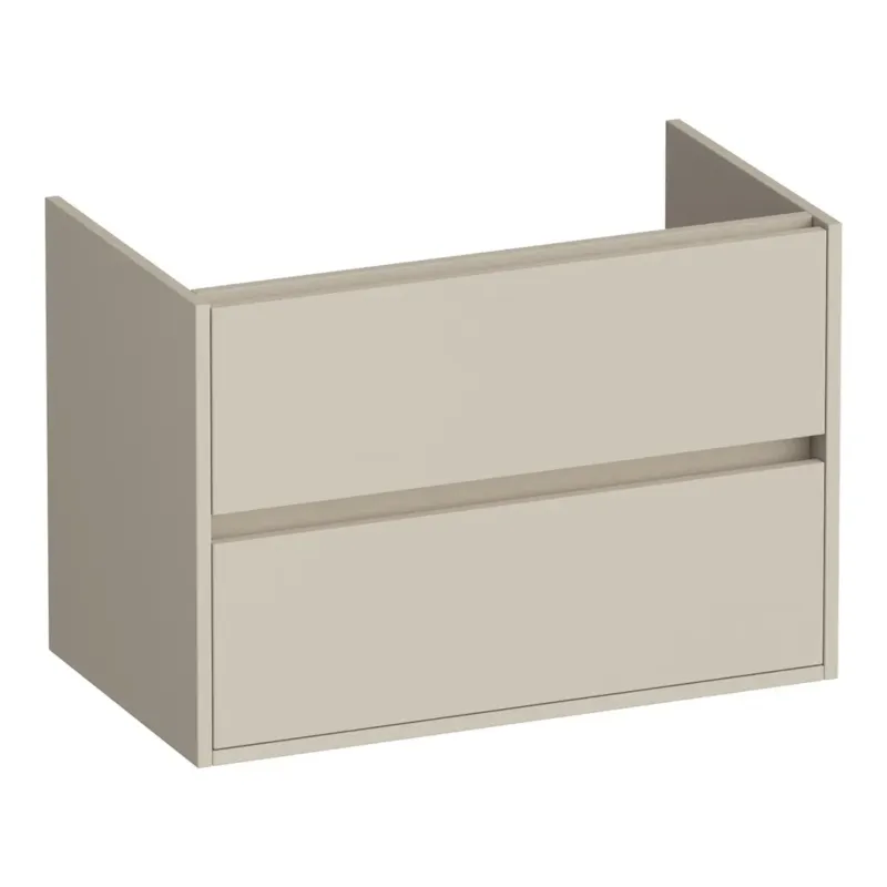 Laatste Versie Brauer Adore onderkast 80cm met 2 softclose lades beige mat