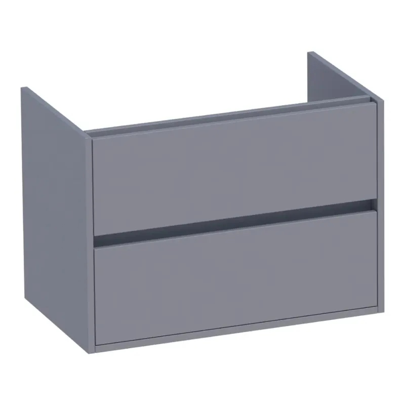 Hoge Kwaliteit Brauer Adore onderkast 80cm met 2 softclose lades grijs mat