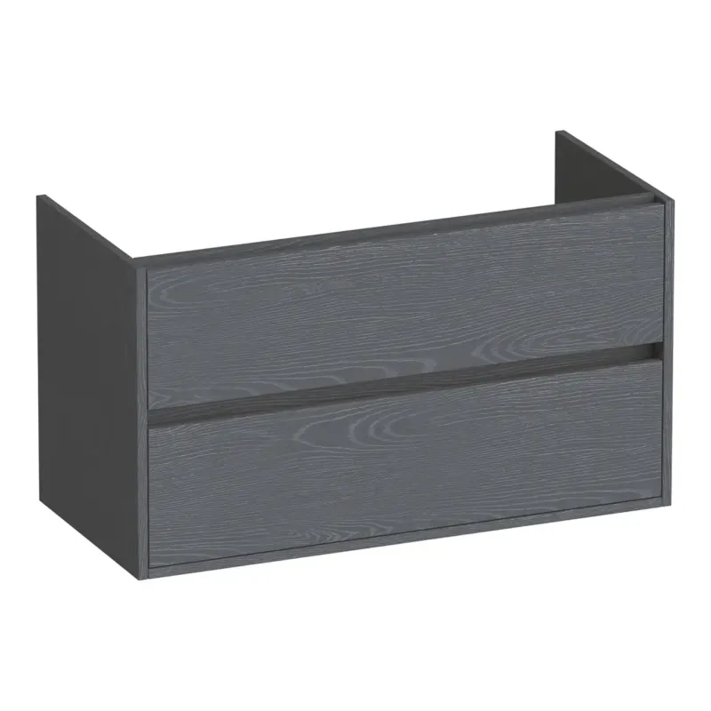 Brauer Adore onderkast 100cm met 2 softclose lades timber grey Merkproduct