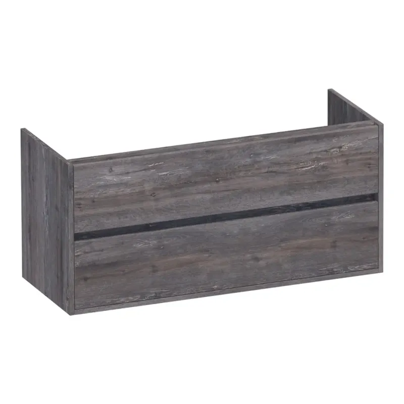 Beperkt Aanbod Brauer Adore onderkast 120cm met 2 softclose lades en 1 sifon uitsparing driftwood