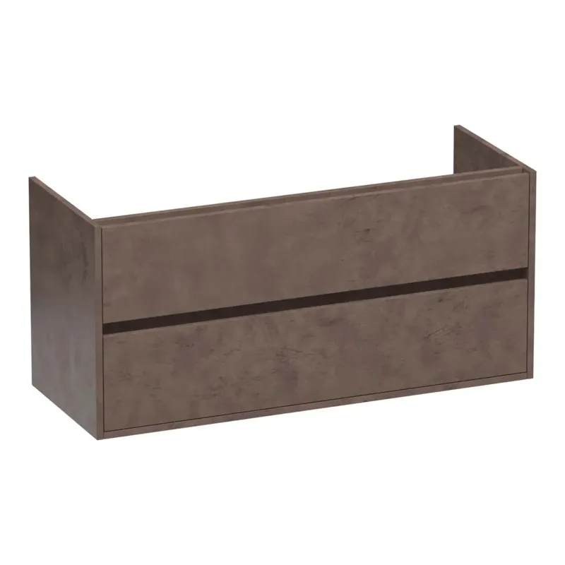Beperkt Aanbod Brauer Adore onderkast 120cm met 2 softclose lades en 1 sifon uitsparing erosion