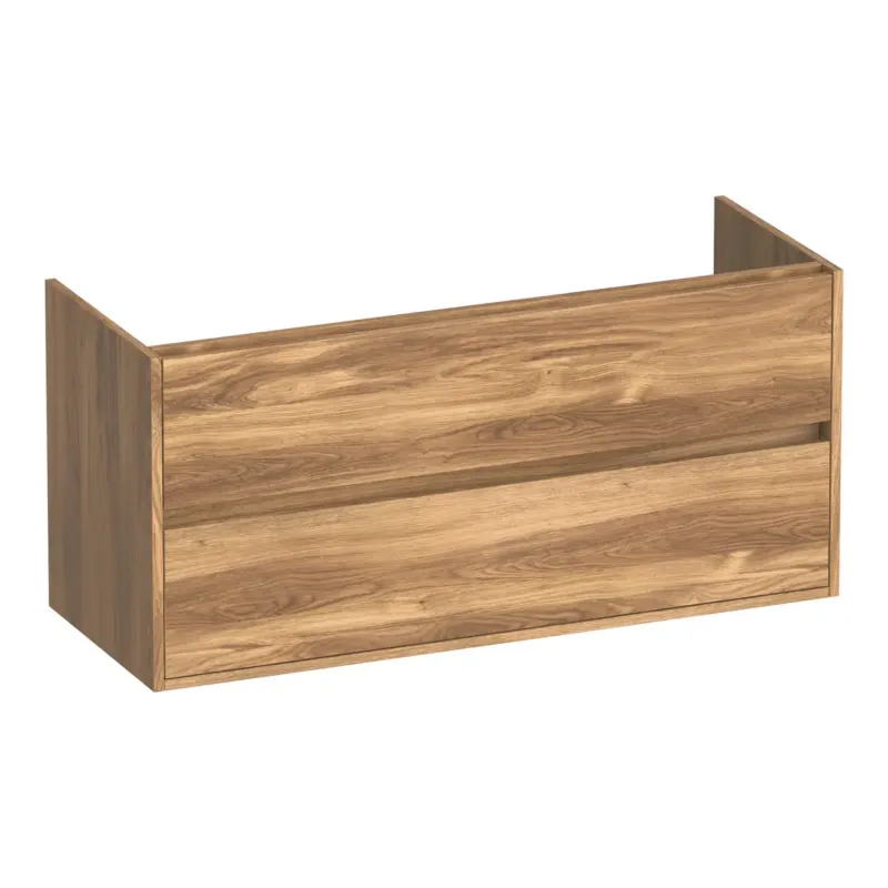 Brauer Adore onderkast 120cm met 2 softclose lades en 1 sifon uitsparing honey Gratis Retour