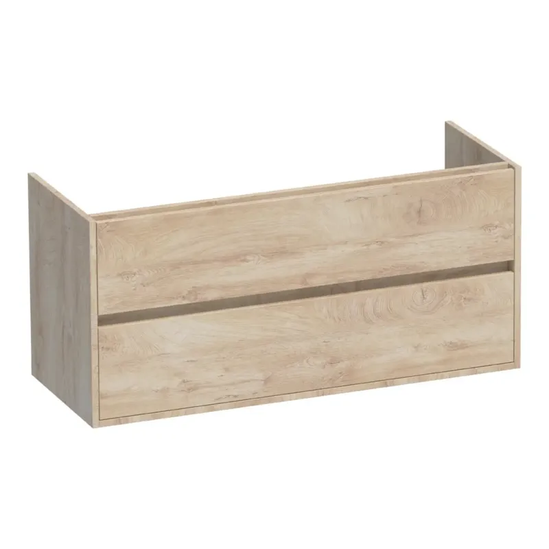Brauer Adore onderkast 120cm met 2 softclose lades en 2 sifon uitsparingen forest wheat Betaalbaar