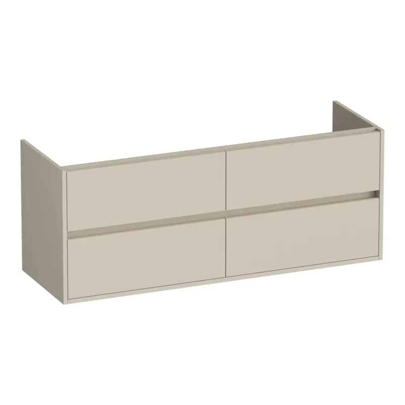 Exclusieve Aanbieding Brauer Adore onderkast 140cm met 4 softclose lades beige mat