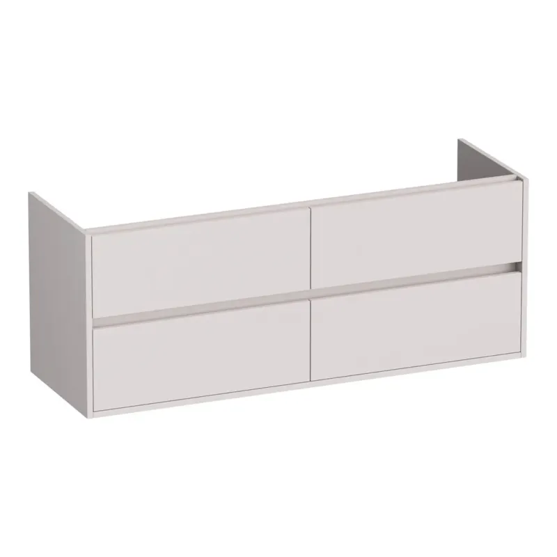 Brauer Adore onderkast 140cm met 4 softclose lades zand mat Betrouwbaar