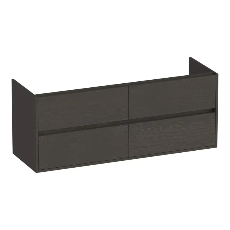 Brauer Adore onderkast 140cm met 4 softclose lades timber anthracite Lage Kosten