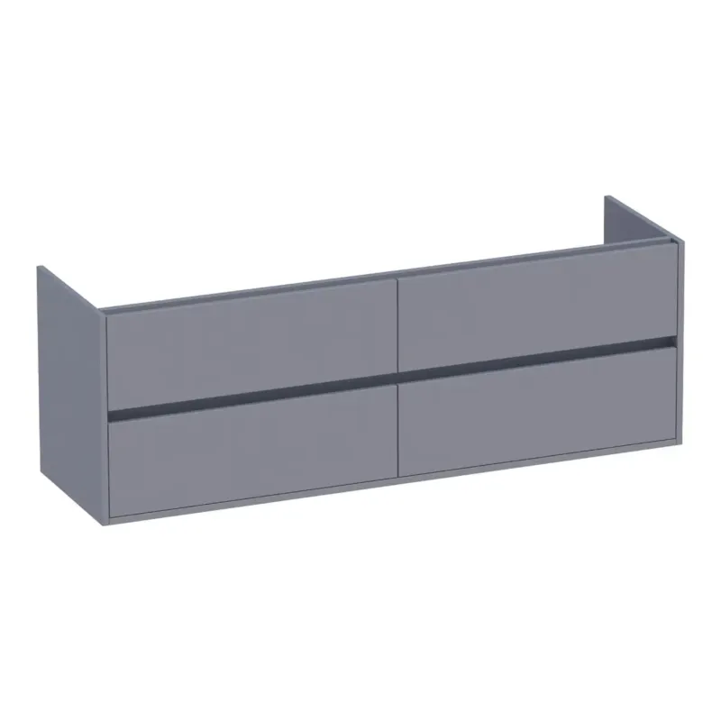 Hoge Kwaliteit Brauer Adore onderkast 160cm met 4 softclose lades grijs mat