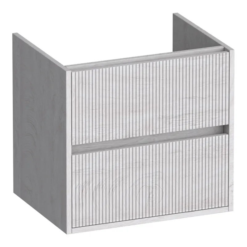 Brauer Adore Wavy onderkast ribbelfront 60cm met 2 softclose lades forest seashell Bestel Nu