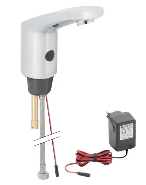 Dagaanbieding Geberit Hytronic 85 1-gats wastafelkraan koud of gemengd water chroom