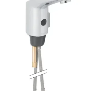 Geberit Hytronic 85 1-gats wastafelkraan koud en warm water met temperatuurregeling chroom Hoge Kwaliteit