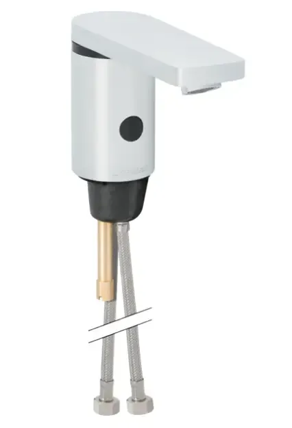 Speciale Aanbieding Geberit Hytronic 86 1-gats wastafelkraan koud en warm water zonder mengknop chroom