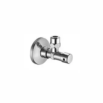 Schell hoekstopkraan m. rozet m. vergrendelbare bediening 3/8"x10mm m. zelfdichtend schroefdraad m. debietklasse A chroom Lage Kosten