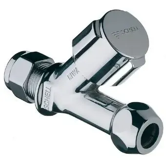 Snelle Levering Schell duoblok stopkraan knel 1/2"x15mm chroom