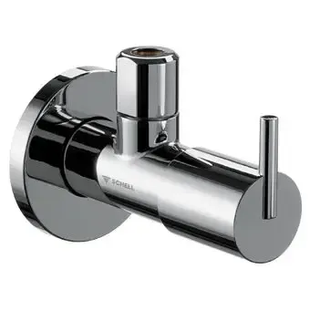 Schell Puris E hoekstopkraan metaal m. sanitair bovendeel m. vetkamer 1/2"x10mm chroom Bestseller
