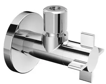 Exclusieve Aanbieding Schell 4 Wing hoekstopkraan 1/2"x10mm chroom