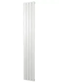 Snelle Levering Plieger Cavallino Retto designradiator verticaal enkel middenaansluiting 1800x298mm 614W zwart grafiet (black graphite)