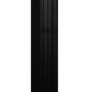 Seizoensaanbieding Plieger Cavallino Retto designradiator verticaal dubbel middenaansluiting 1800x450mm 1162W zwart grafiet (black graphite)