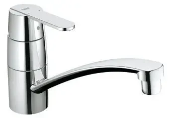 Gecertificeerd Grohe Get keukenkraan met lage uitloop chroom