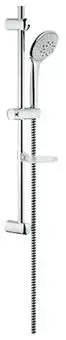 Grohe Euphoria glijstangset m. handdouche Champagne 60cm chroom Hoge Kwaliteit