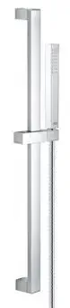 Goedkoop Grohe Euphoria Cube+ glijstangset m. Euphoria Cube handdouche m. glijstang 60cm en doucheslang metaal 175cm chroom
