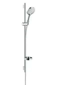 Dagaanbieding Hansgrohe Raindance Select S Unica‘S Puro glijstangset m. Raindance Select S 120 3jet Air handdouche 65cm m. Isiflex`B doucheslang 160cm chroom