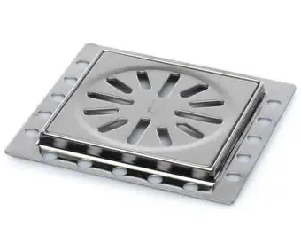 Aquaberg renovatieput m. RVS rooster 10x10cm inbouwhoogte 8mm Gecertificeerd